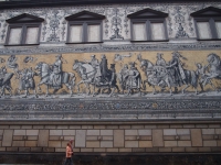 Czech Switzerland and a bit of Dresden. Procession of Dukes in Dresden