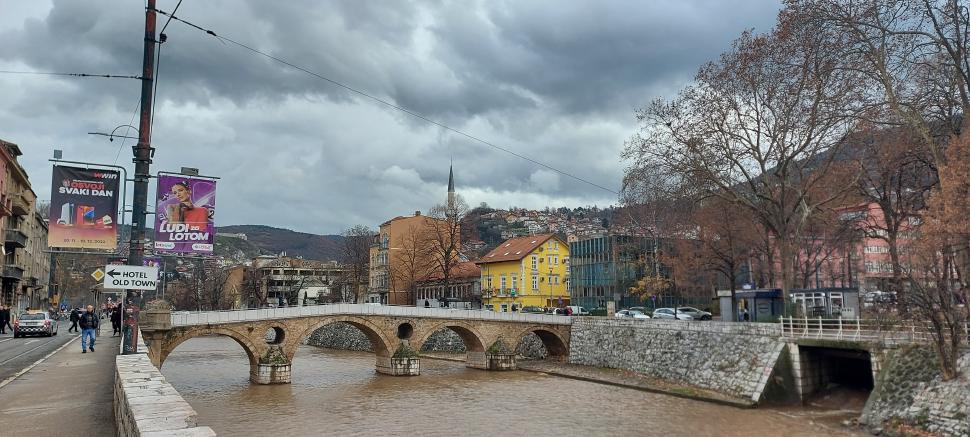 Latin bridge in Sarajevo