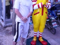 Thailand 2005. Me and local Ronald