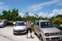 Our old and new cars - a Peugeot-y and a Suzuki Jiminy