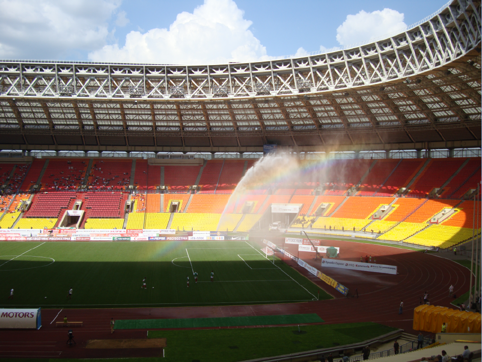 Rainbow over the Luzhniki arena 2