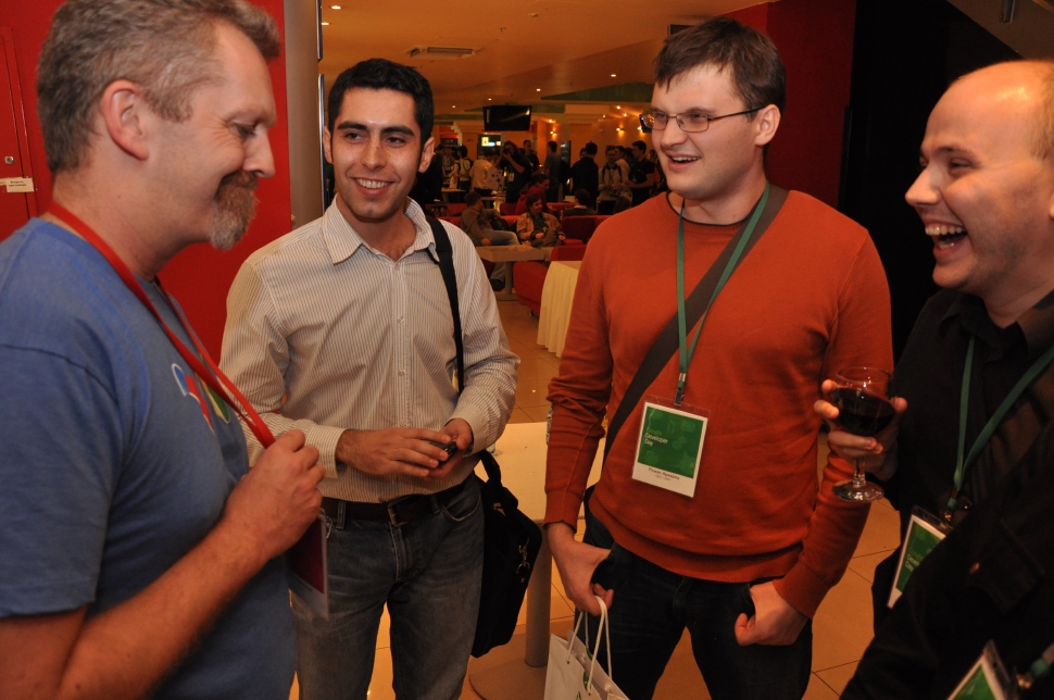 With Lars Rasmussen at Google Developers Day 2009