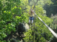 Thailand, Indonesia, Singapore (winter 2010). Phuket. Me on the cable :)