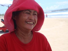 Local Balinese Old Lady