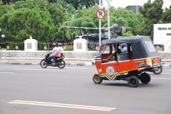 Tuk-tuk in Jakarta