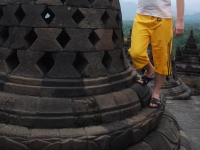Thailand, Indonesia, Singapore (winter 2010). Borobudur and me again