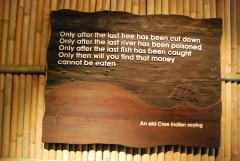 At the Singapore Zoo. An ancient Indian saying