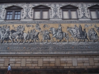 Czech Switzerland and a bit of Dresden. The Procession of Dukes in Dresden