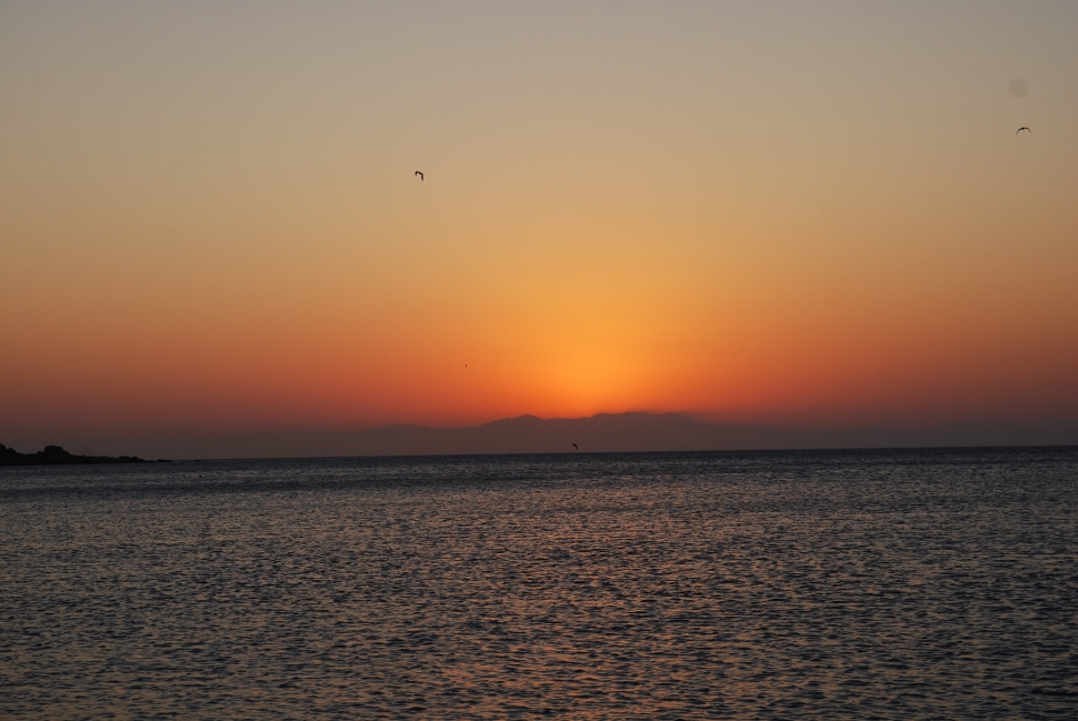 Sea view, sunrise