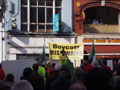 Protest against the introduction of water charges