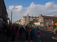Ireland, March 2015. St. Patrick's Day Parade in Middleton