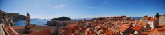 Panorama of the old town of Dubrovnik