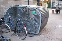 Covered bicycle parking