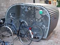March 2017. Berlin — Rotterdam — Düsseldorf. Covered bicycle parking