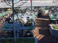 March 2017. Berlin — Rotterdam — Düsseldorf. Double Decker Bike Parking