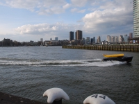 March 2017. Berlin — Rotterdam — Düsseldorf. Walking boats in Rotterdam