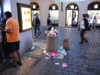 Prague, May 2017. Litter