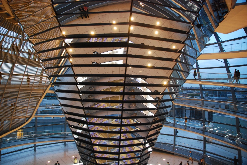 Cone in the Reichstag dome