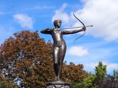 Statue of Diana the Huntress.