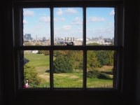 London. September 2018. View from Greenwich Observatory
