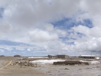 Panoramas. The desert near Uyuni