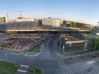 Panoramas. Berlin 2018. View of Hauptbahnhof station