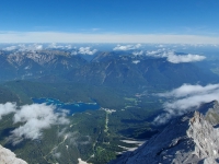 Garmish-Partenkirchen, Mittenwald, Innsbruck. May-June 2022 2022. View from the Zugspitze