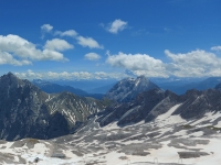 Garmish-Partenkirchen, Mittenwald, Innsbruck. May-June 2022 2022. View from the Zugspitze
