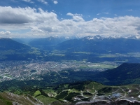 Garmish-Partenkirchen, Mittenwald, Innsbruck. May-June 2022 2022. View of Innsbruck