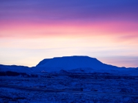 Iceland 2023. Sunrise near lake Mývatn