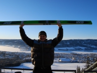 Новый год 2008 (Норвегия, Швеция, Дания). Я – чемпион :)) С "дежурными" лыжами