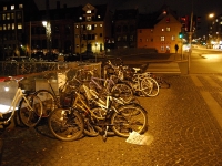 Новый год 2008 (Норвегия, Швеция, Дания). Швеция, Гётеборг, велосипедный паркинг