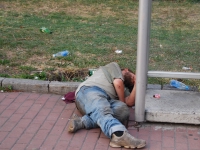 Киев, лето 2009. Бомжулька