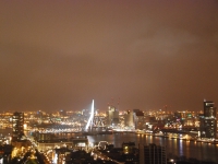 Новый Год 2009 (Амстердам). Вид на Роттердам с Еврошпиля 4
