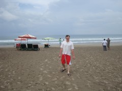 Я на пляже на Бали