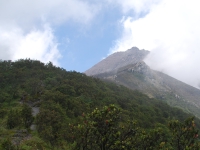 Thailand, Indonesia, Singapore (winter 2010). Climbing Mount Merapi