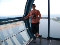 Thailand, Indonesia, Singapore (winter 2010). In the cockpit of the Ferris wheel