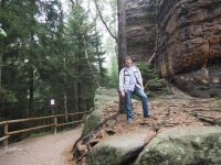 Czech Switzerland and a bit of Dresden. Me