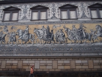 Czech Switzerland and a bit of Dresden. Procession of Dukes in Dresden