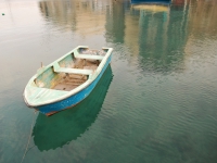 Мальта, март 2014. Лодка в Сент Джулианс бэй