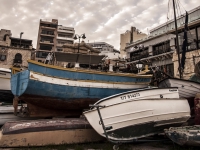Мальта, март 2014. Лодка в Сент Джулианс бэй