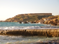 Мальта, март 2014. Пляж возле Lippija tower