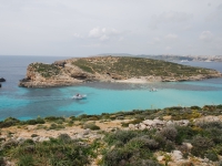 Мальта, март 2014. Вид с острова Комино