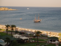 Greece, Rhodes, August-September 2015. Sea view