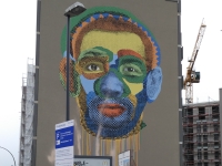 Март 2017. Берлин — Роттердам — Дюссельдорф. Картинка на стене дома в Берлине