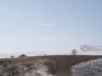 Baikal, Olkhon island, Хужир. March 2018. Bukhankas