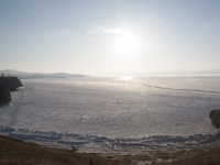 Baikal, Olkhon island, Хужир. March 2018. Sunset