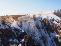 Baikal, Olkhon island, Хужир. March 2018. More Bukhanies