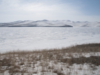 Baikal, Olkhon island, Хужир. March 2018. Frozen Baikal