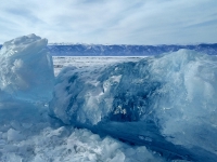 Baikal, Olkhon island, Хужир. March 2018. Ice